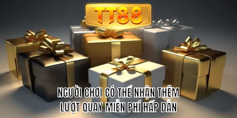 Người chơi có thể nhận thêm lượt quay miễn phí hấp dẫn
